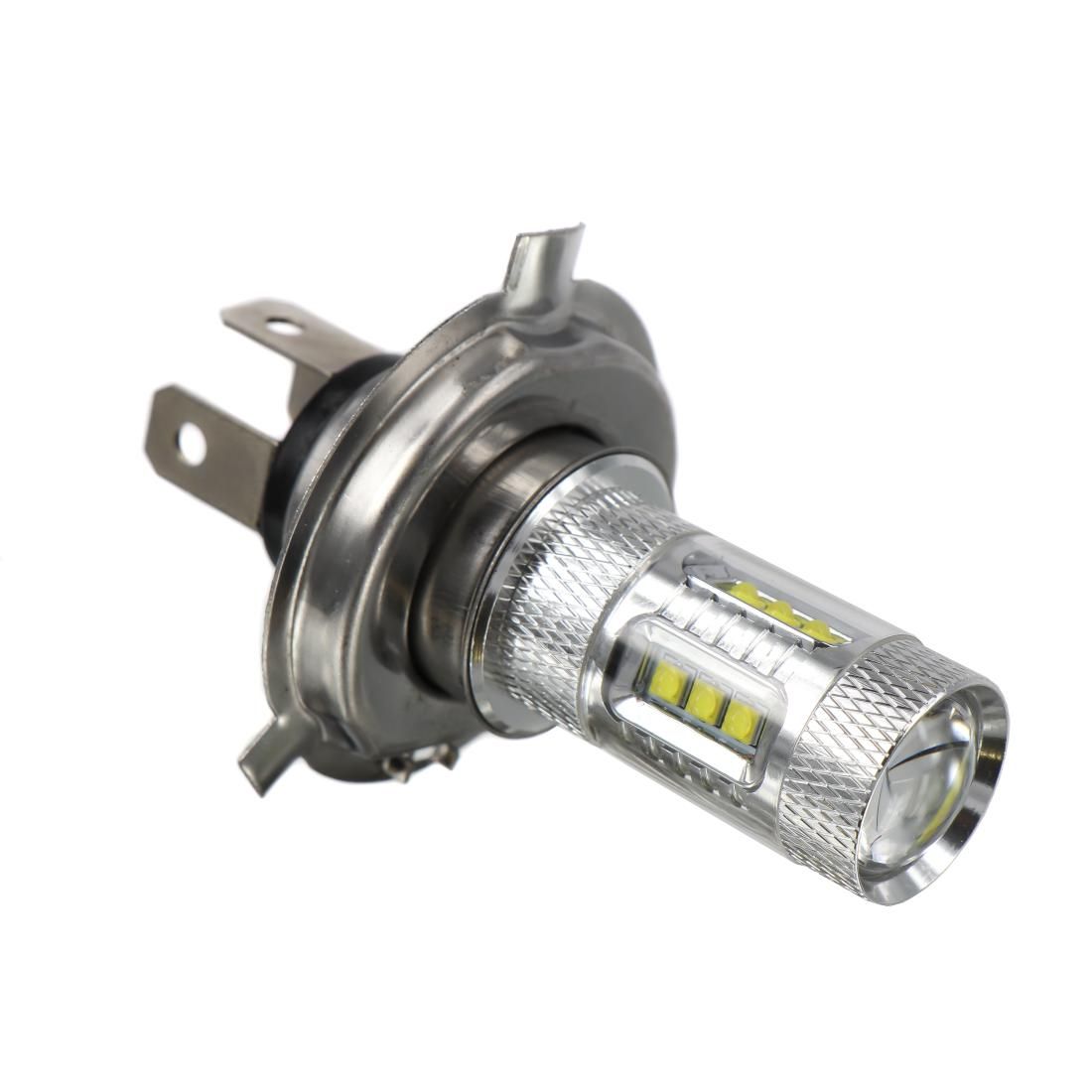 AMPOULE LED H4 CREE XPE 80W 55/60w DRL CANBUS CULOT P43T 6000K