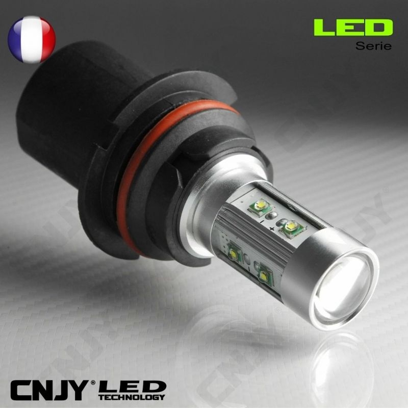 1 AMPOULE LED HB5 9007 P29T 50W CREE LENTICULAIRE 12V POUR FEUX DE JOUR & PHARE ANTI BROUILLARD