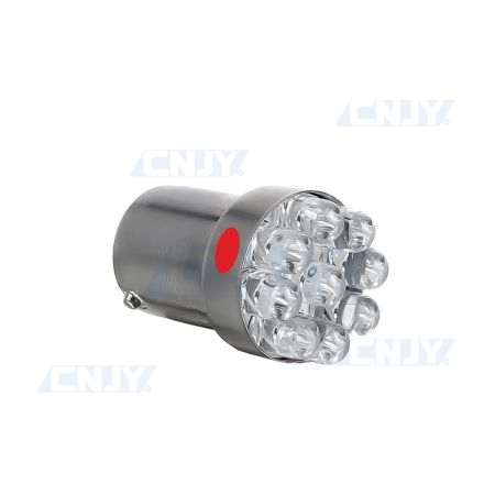 AMPOULE BAY15D 9 LED ROUGE TYPE P21/5W 1157 12V