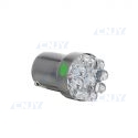 AMPOULE BA15S 9 LED VERT TYPE R5W R10W P21W 1156 24V