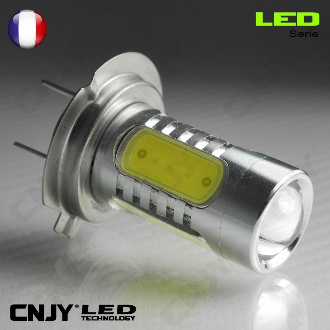 DZG H7 LED Phare Ampoule H7 LED Phare 6500K CREE Puces High Low