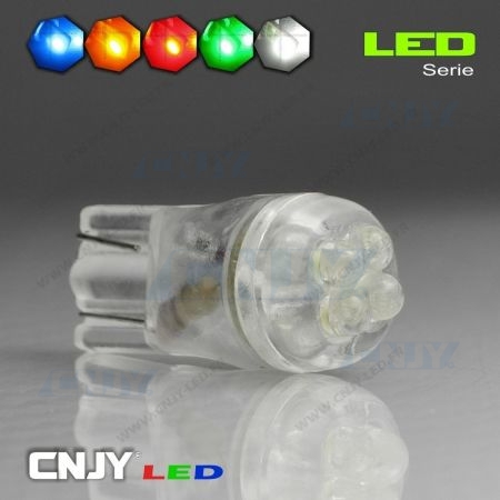 AMPOULE T10 W5W 4 LED VEILLEUSE AUTO MOTO