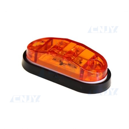 Feu de gabarit latéral ovale à led orange A8126 12v 24V