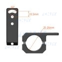 SUPPORT DE MONTAGE BRIDE 22~26MM POUR FEU LED MOTO