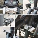 SUPPORT DE MONTAGE BRIDE 22~26MM POUR FEU LED MOTO