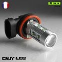 1 AMPOULE LED H8 PGJ19-1 50W CREE LENTICULAIRE 12V POUR FEUX DE JOUR & PHARE ANTI BROUILLARD