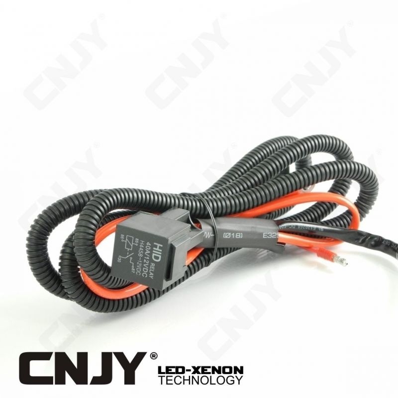 RELAIS 12V CABLE POUR MONTAGE BARRE LED, FEUX DE TRAVAIL, KIT XENON LED FEUX DE JOUR : LIBERATION D'UN POSITIF +