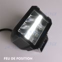 Phare de travail à led longue portée et position