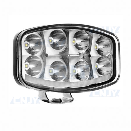 PHARE LED RECTANGLE MAX-POWER 120W + DRL BLANC