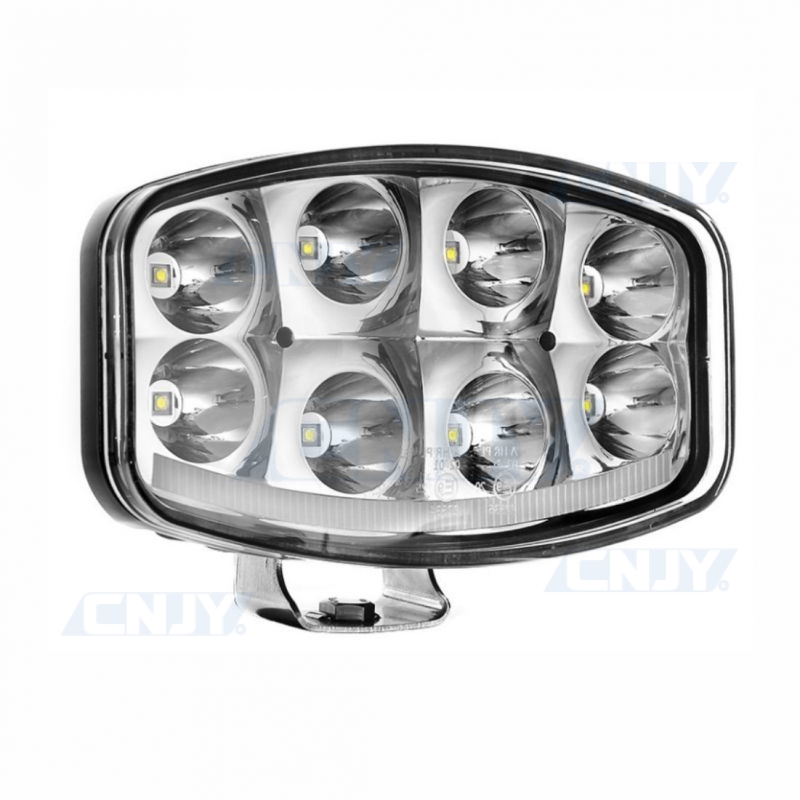 Feux LED Travail 12V/24V Pour Tracteur, 4x4, Camion - 4 Phares Blanc/jaune Clignotant - IP67, 50 000h
