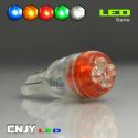 AMPOULE T10 W5W 4 LED VEILLEUSE AUTO MOTO