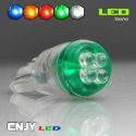 AMPOULE T10 W5W 4 LED VEILLEUSE AUTO MOTO