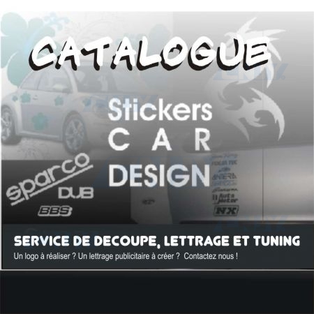 Catalogue stickers