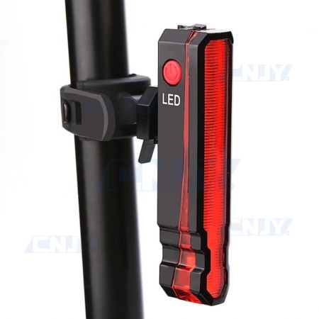 Feu arrière à LED rouge pour vélo avec laser de marquage au sol
