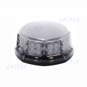 Gyrophare led 32W magnétique ECE R65 orange blanc 12V 24V 