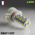 1 AMPOULE LED H16 18LED SMD PSX24W PS19W 12V POUR FEUX DE JOUR & PHARE ANTI BROUILLARD