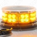 Gyrophare led 32W magnétique ECE R65 orange blanc 12V 24V 