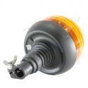 Gyrophare 40 led 8W orange sur mât flexible ECE R65 12V 24V