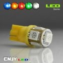 AMPOULE T10 12V W5W 5 LED SMD