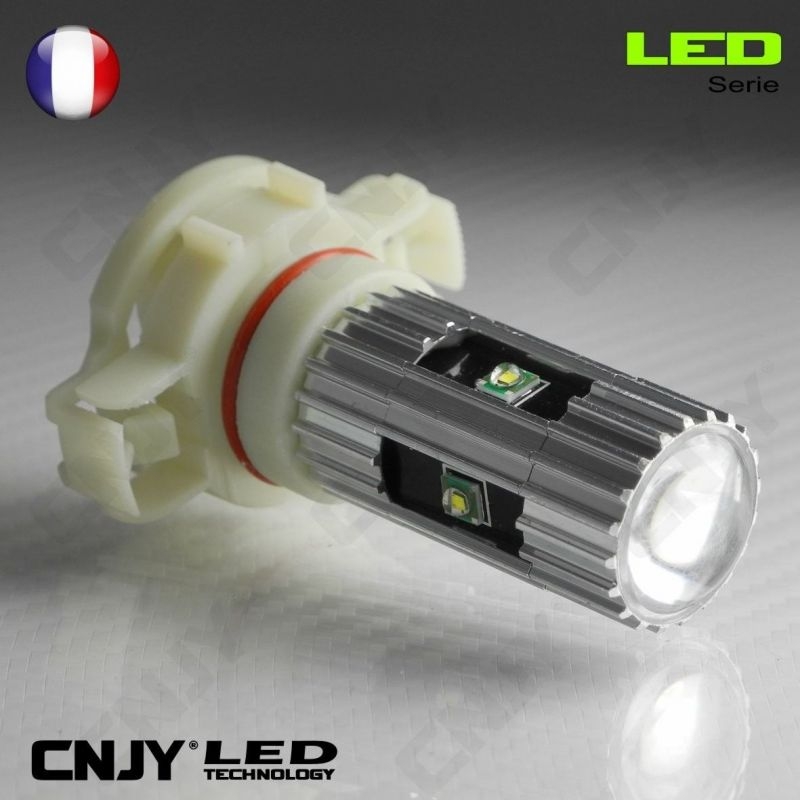 1 AMPOULE LED H16 25W CREE LENTICULAIRE PSX24W PS19W SPECIAL FEUX DE JOUR REPETITEUR ANTI BROUILLARD