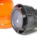 Gyrophare led orange 16W lisse magnétique ECE R65 12v 24v