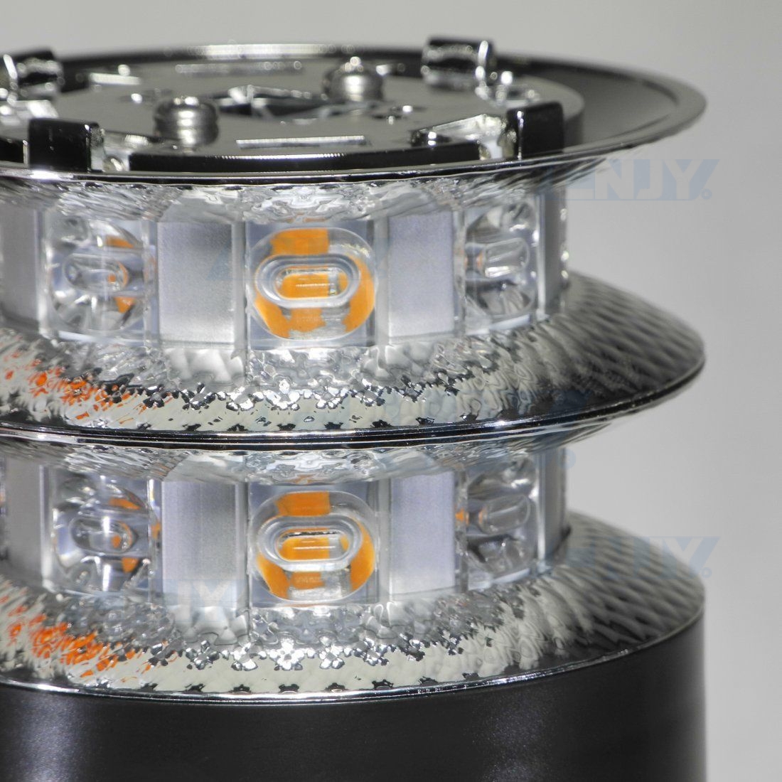 Gyrophare led 12/24v r65 tige flexible