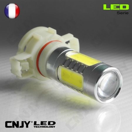 1 AMPOULE LED H16 11W HLU+CREE LENTICULAIRE PSX24W PS19W 12V POUR FEUX DE JOUR & PHARE ANTI BROUILLARD