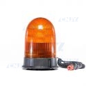 Gyrophare led orange 16W obus magnétique ECE R65 12v 24v 