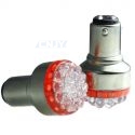 AMPOULE BAY15D 19 LED ROUGE TYPE P21/5W 1157 12V