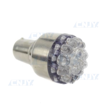 AMPOULE BA15S 19 LED VIOLET TYPE R10W P21W 1156 12V