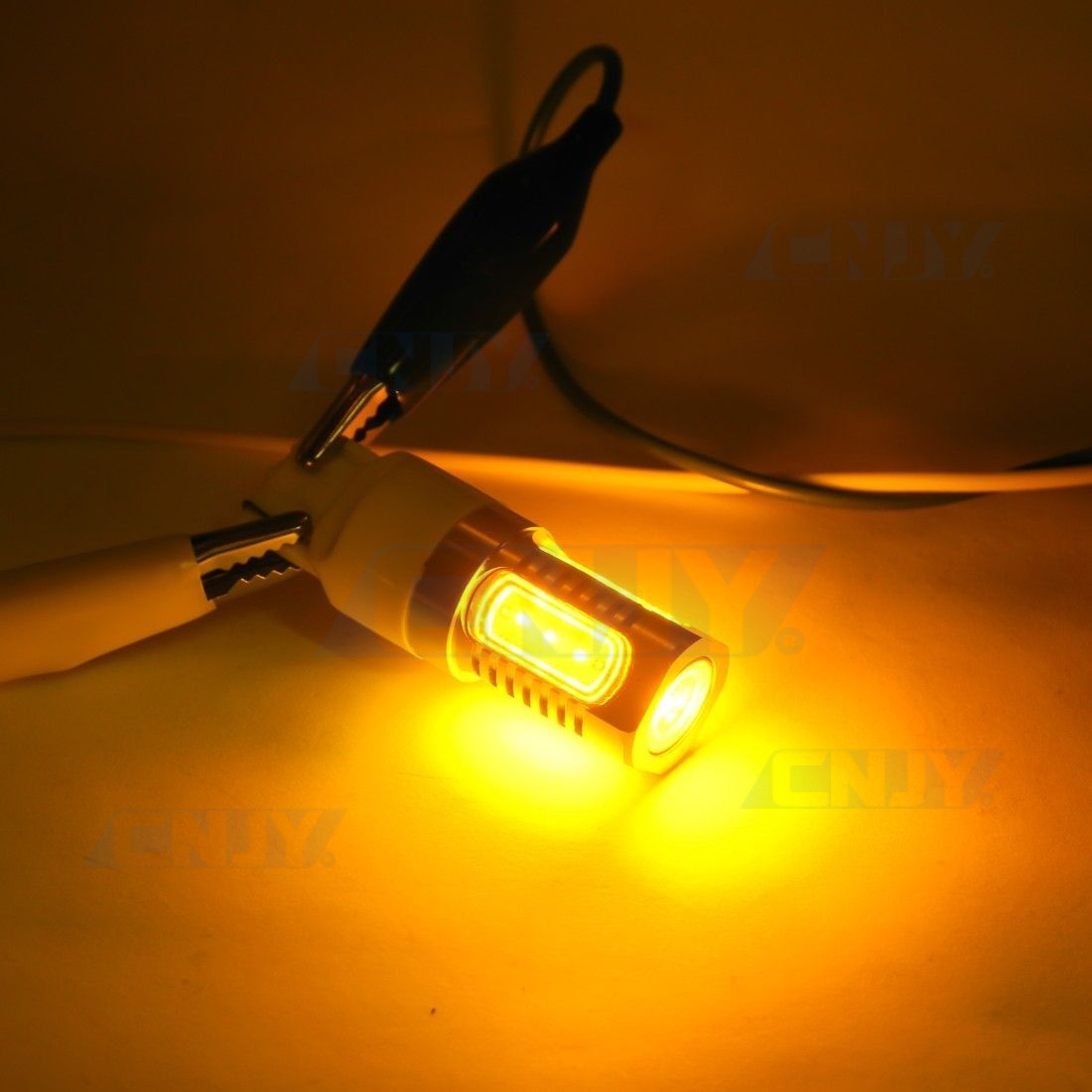 ampoule 7440 T20 W21W led orange