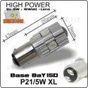 2 AMPOULES LED NIKKON 15W SONAR7® P21/5W POUR FEUX DE JOUR CITROEN C4 II & PEUGEOT 308