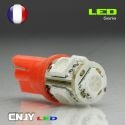 AMPOULE T10 12V W5W 5 LED SMD