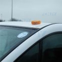 Balise de signalisation led Vzor® orange pour balisage routier.