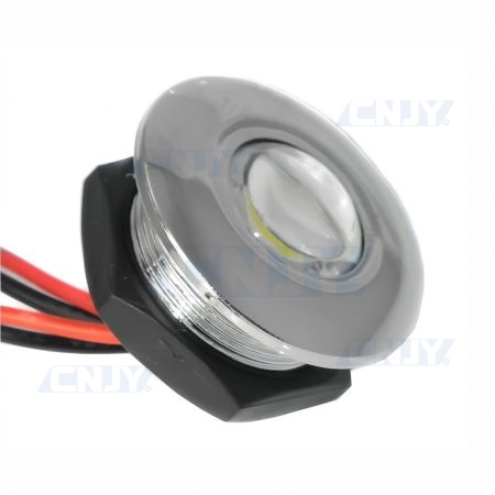 AMPOULE LED BA9S T4W A 4 LED RONDE 12V POLARISEE PLAFONNIER