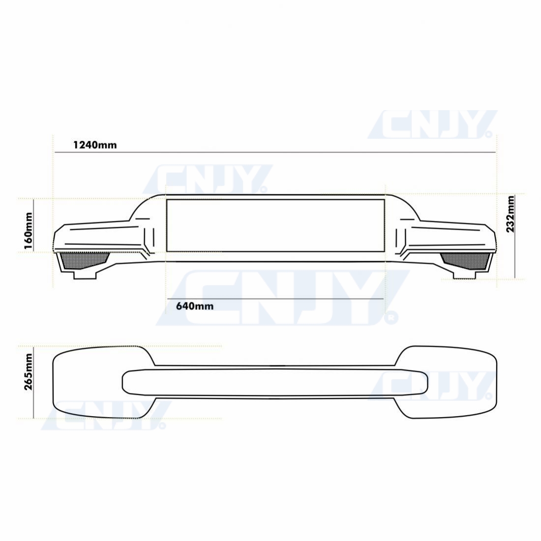 Lumière de toit Haofy RC, accessoire de pièce de mise à niveau de