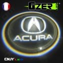 LED GZER CNJY PROJECTEUR LAZER ECLAIRAGE BAS PORTE PORTIERE LOGO MARQUE AUTO 