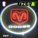 LED GZER CNJY PROJECTEUR LAZER ECLAIRAGE BAS PORTE PORTIERE LOGO MARQUE AUTO 