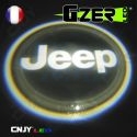 LED GZER CNJY PROJECTEUR LAZER ECLAIRAGE BAS PORTE PORTIERE LOGO MARQUE AUTO 