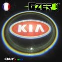 LED GZER CNJY PROJECTEUR LAZER ECLAIRAGE BAS PORTE PORTIERE LOGO MARQUE AUTO 