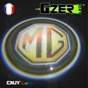 LED GZER CNJY PROJECTEUR LAZER ECLAIRAGE BAS PORTE PORTIERE LOGO MARQUE AUTO 