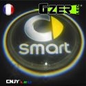 LED GZER CNJY PROJECTEUR LAZER ECLAIRAGE BAS PORTE PORTIERE LOGO MARQUE AUTO 