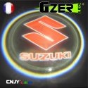 LED GZER CNJY PROJECTEUR LAZER ECLAIRAGE BAS PORTE PORTIERE LOGO MARQUE AUTO 