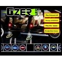 LED GZER CNJY PROJECTEUR LAZER ECLAIRAGE BAS PORTE PORTIERE LOGO MARQUE AUTO 