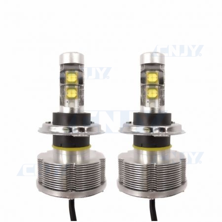 Ampoules LED Canbus pour sauna de voiture, 72 CSP, 3D 360 H7