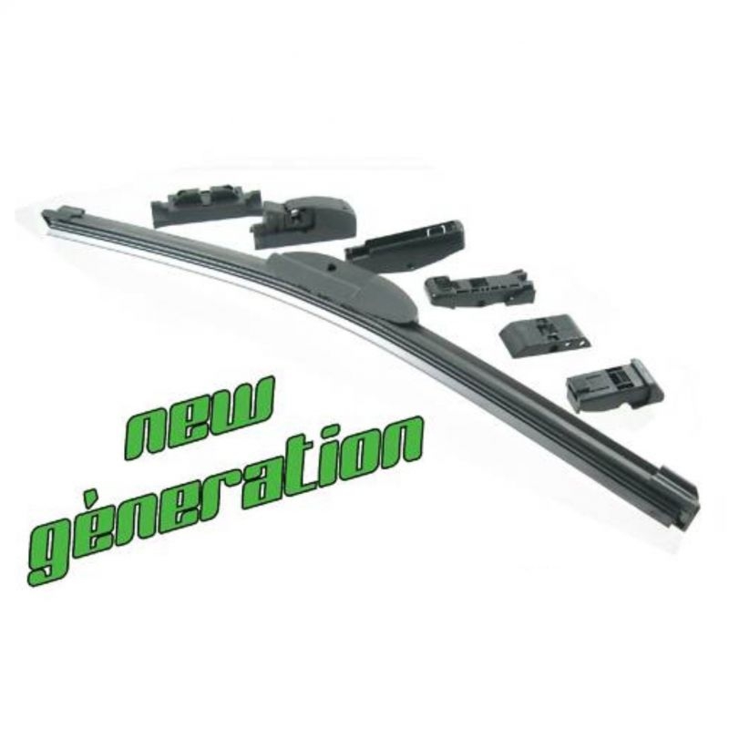 Balai en silicone souple long manche avec essuie-glace, balai caoutchouc,  utilisé pour nettoyer les terrasses, les carreaux, les salles bains, les