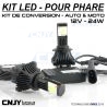 KIT LED H10 HAUTE PUISSANCE CANBUS ELISTAR V1 12V 24V