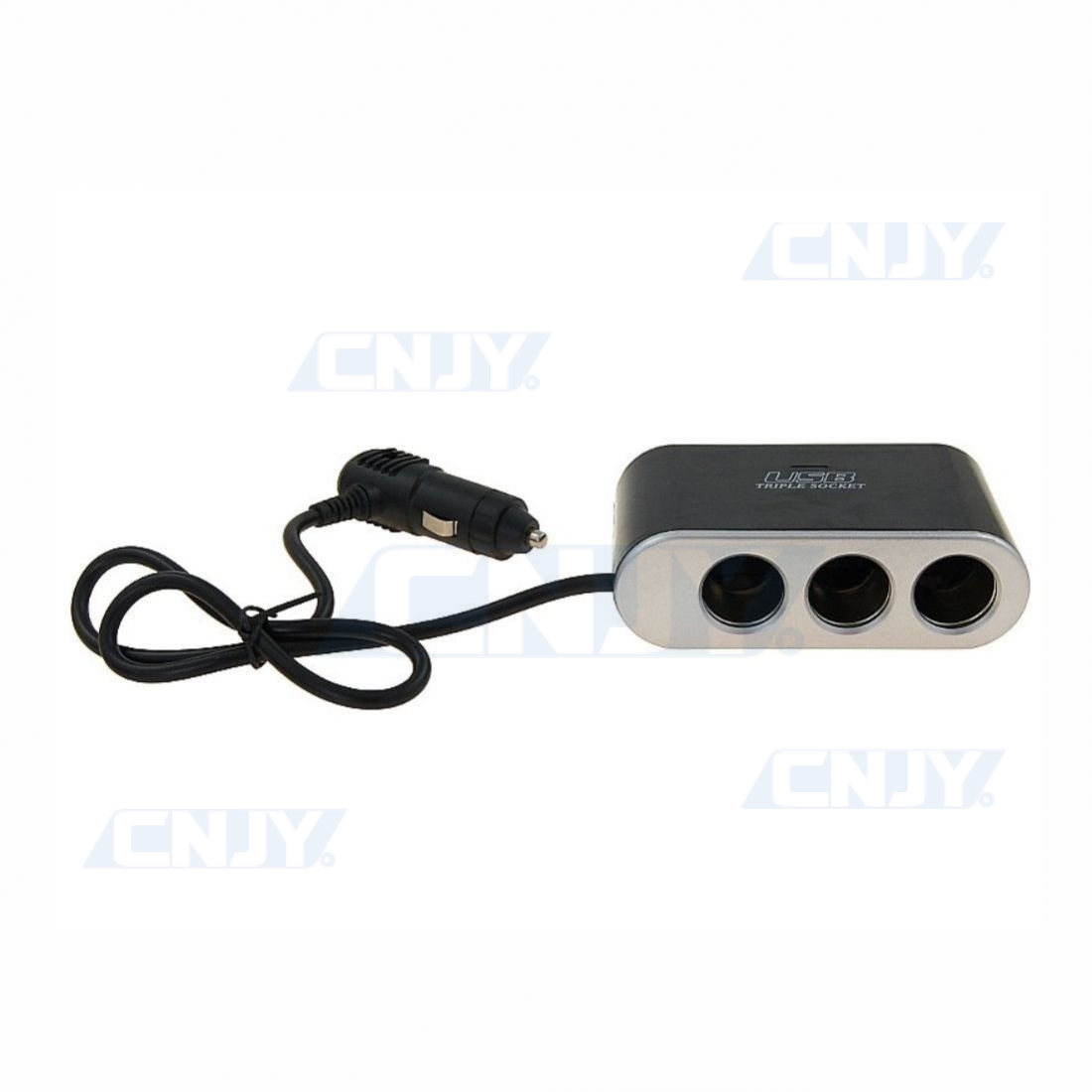 ADAPTATEUR TRIPLE ALLUME CIGARE / USB AVEC INTERRUPTEUR