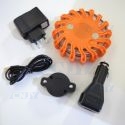 Balise de signalisation led Vzor® rouge pour balisage routier.