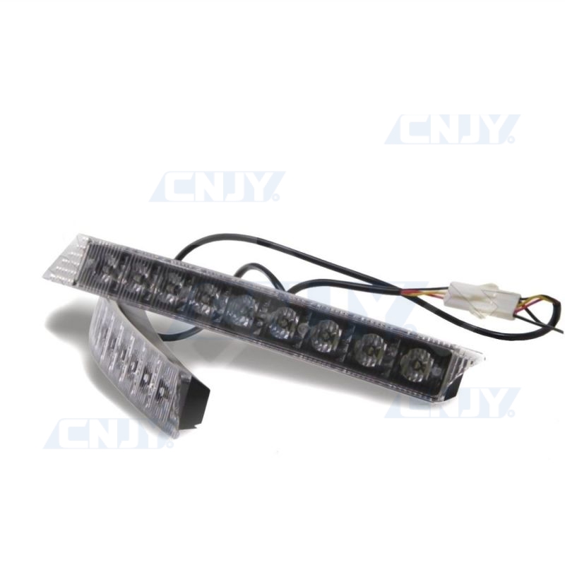 Kit de 2 feux de jour diurne LED-R9® courbé 12V